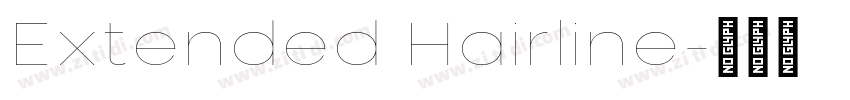 Extended Hairline字体转换